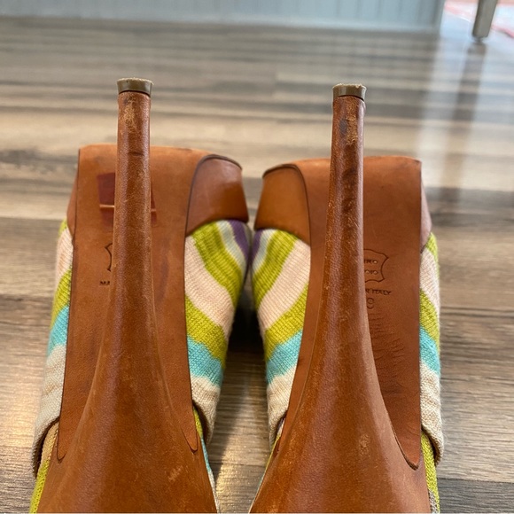 Missoni Slingback Peep Toe Pump Heels - Picture 11 of 11